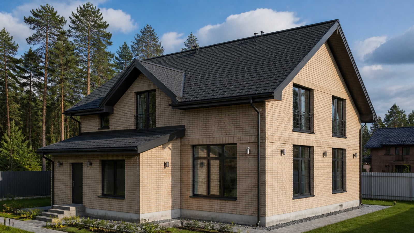 Монтаж мягкой черепицы CertainTeed в Балашихе, 155 м²
