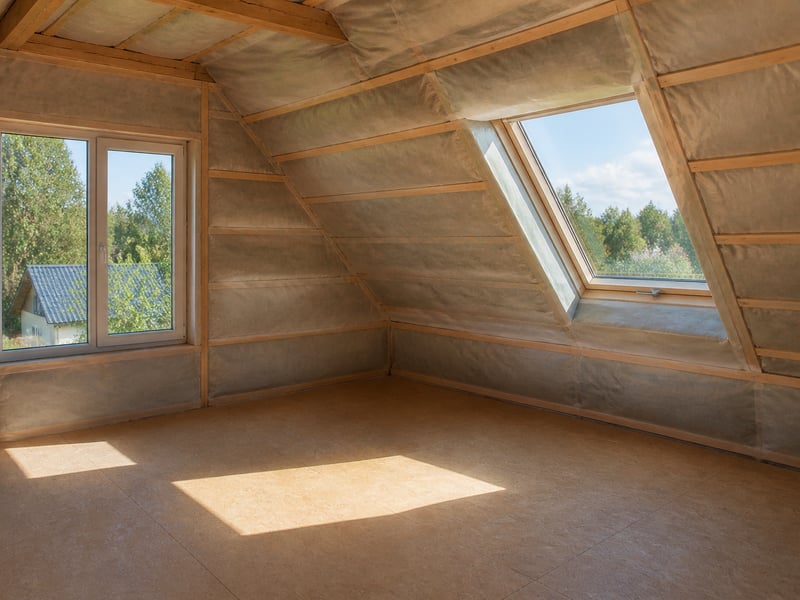 Что не оплачиваете: completed object peaceful view — Утепление мансардной крыши